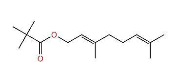 (E)-3,7-Dimethyl-2,6-octadienyl 2,2-dimethylpropionate